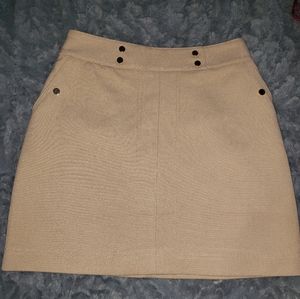 H&M beige pencil skirt
